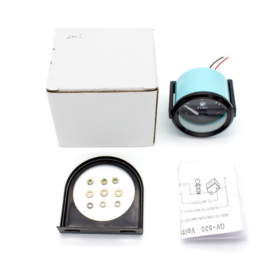 2" 52mm 12V Car refits Fuel Gauge Measuring The Automobile Vehicle oil level oil quantity Fuel Meter E~F