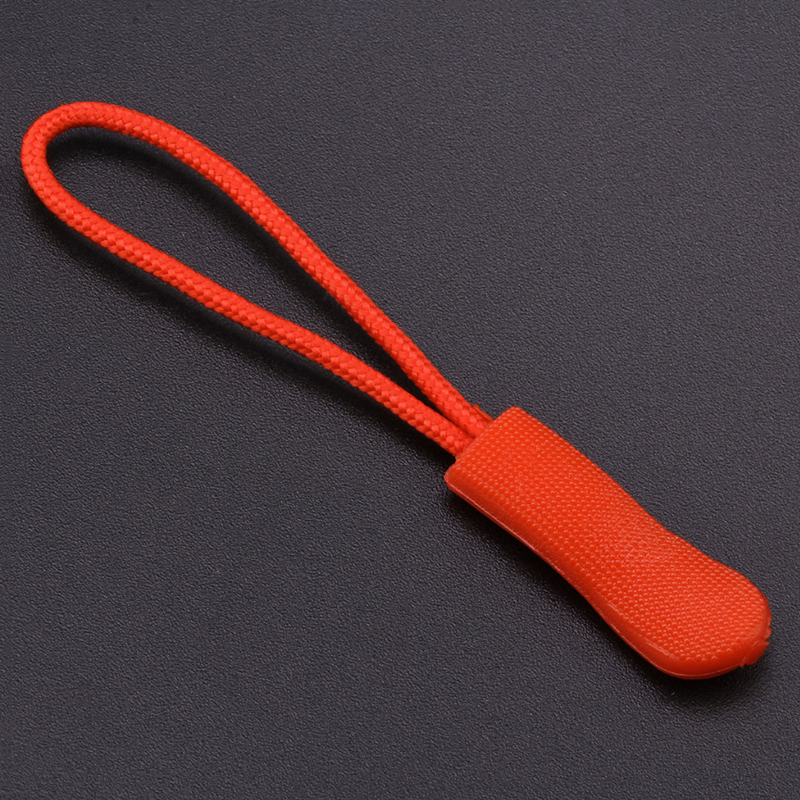 10 Stks/zak Naaien Accessoires Trekkoord Puller End Tab Vervanging Clip Snap Rits Touw Pocket Tent Rugzak: 10Pcs Orange
