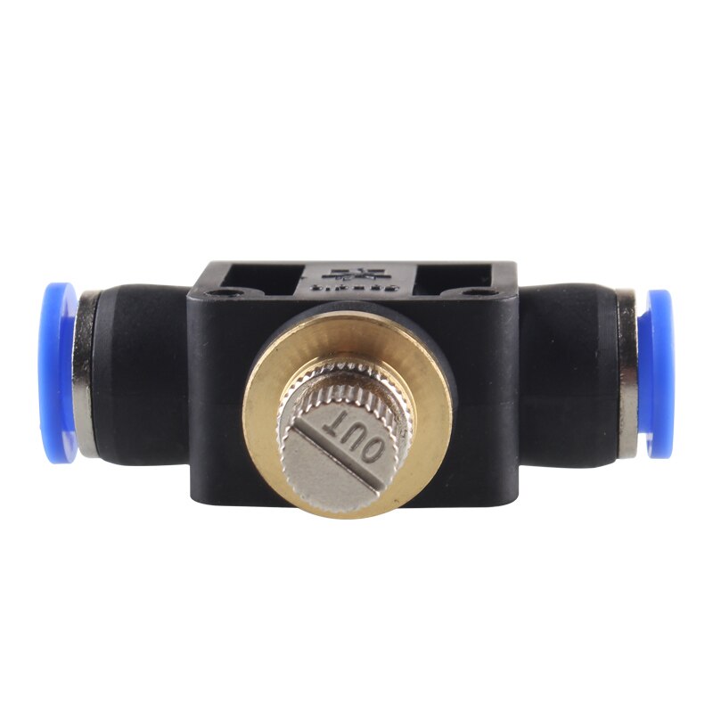 throttle valve SA 4-12mm Air Flow Speed Control Valve Tube Water Hose Pneumatic Push In Fittings