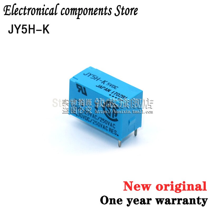 100%  originale et års garanti 10 stk  jy5h- k  jy12h- k  jy24h-k 5a 250 vac relæ 5v 12v 24v