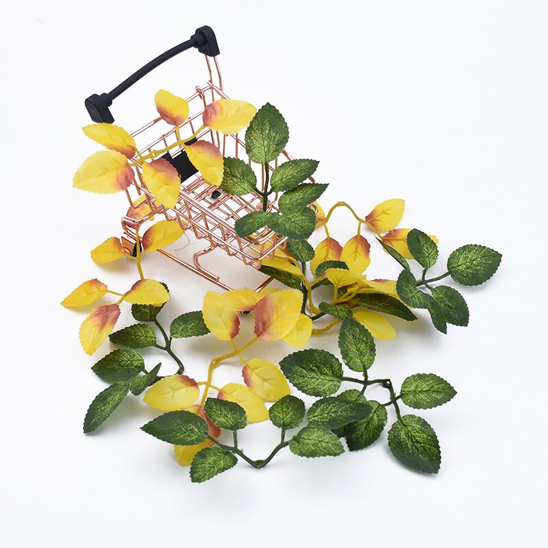 10/20 stycken sidenrosor blad jullöv konstgjorda växter dekorativa blommor kransar bröllop heminredningstillbehör
