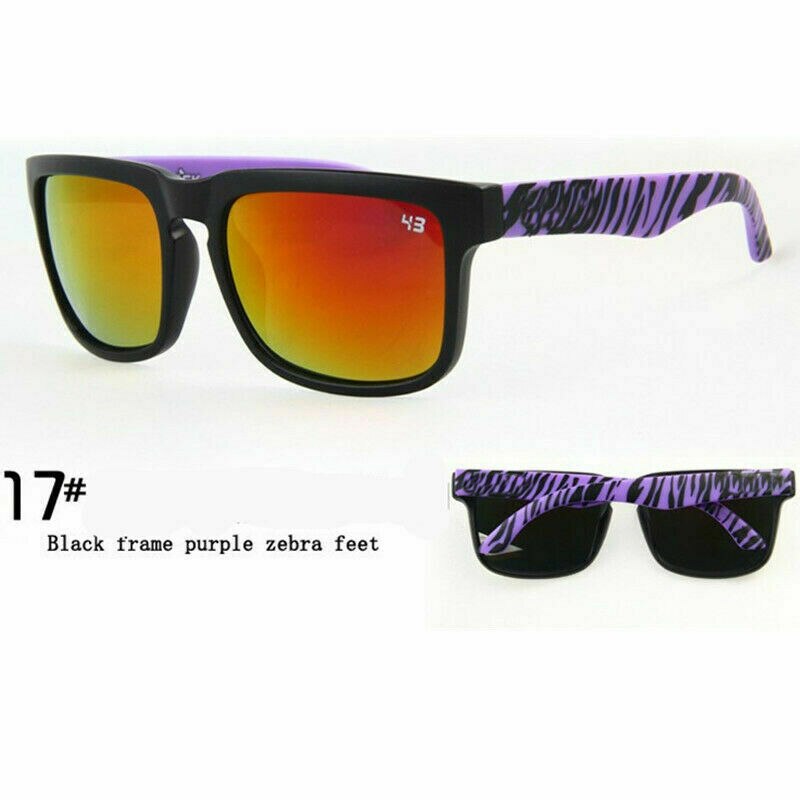 Ken Block Driving Sunglasses Men Goggle Drive Reflective Coating Square Classic Cycling Sports Retro Sunglasses UV400 Eyewear: MULTI