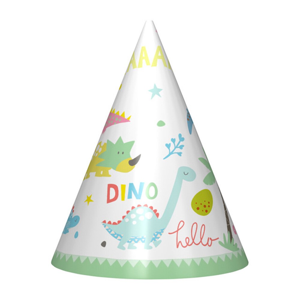 Lille dinosaur tema fest hat fest hat engangs festforsyning fest arrangement børns fødselsdagsfest dekoration: Default Title