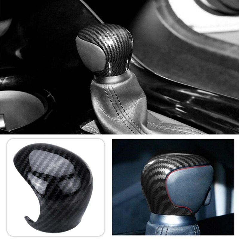 Pour Toyota CHR C-HR 16-19 boutons de changement de vitesse en Fiber de carbone levier de changement de vitesse: Default Title