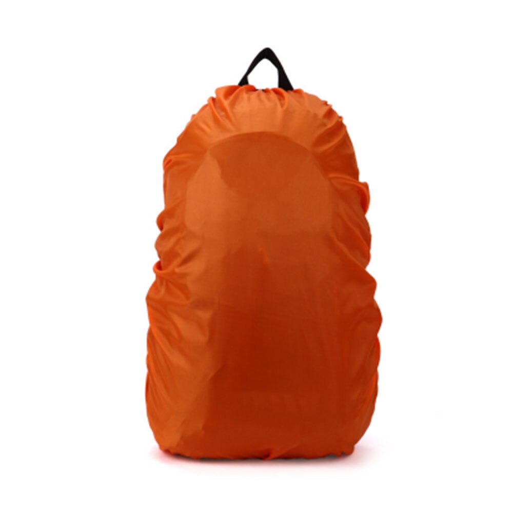 35L/45L/80L Convenient Waterproof Dust Rain Cover Travel Backpack Rucksack Bag: Orange / L