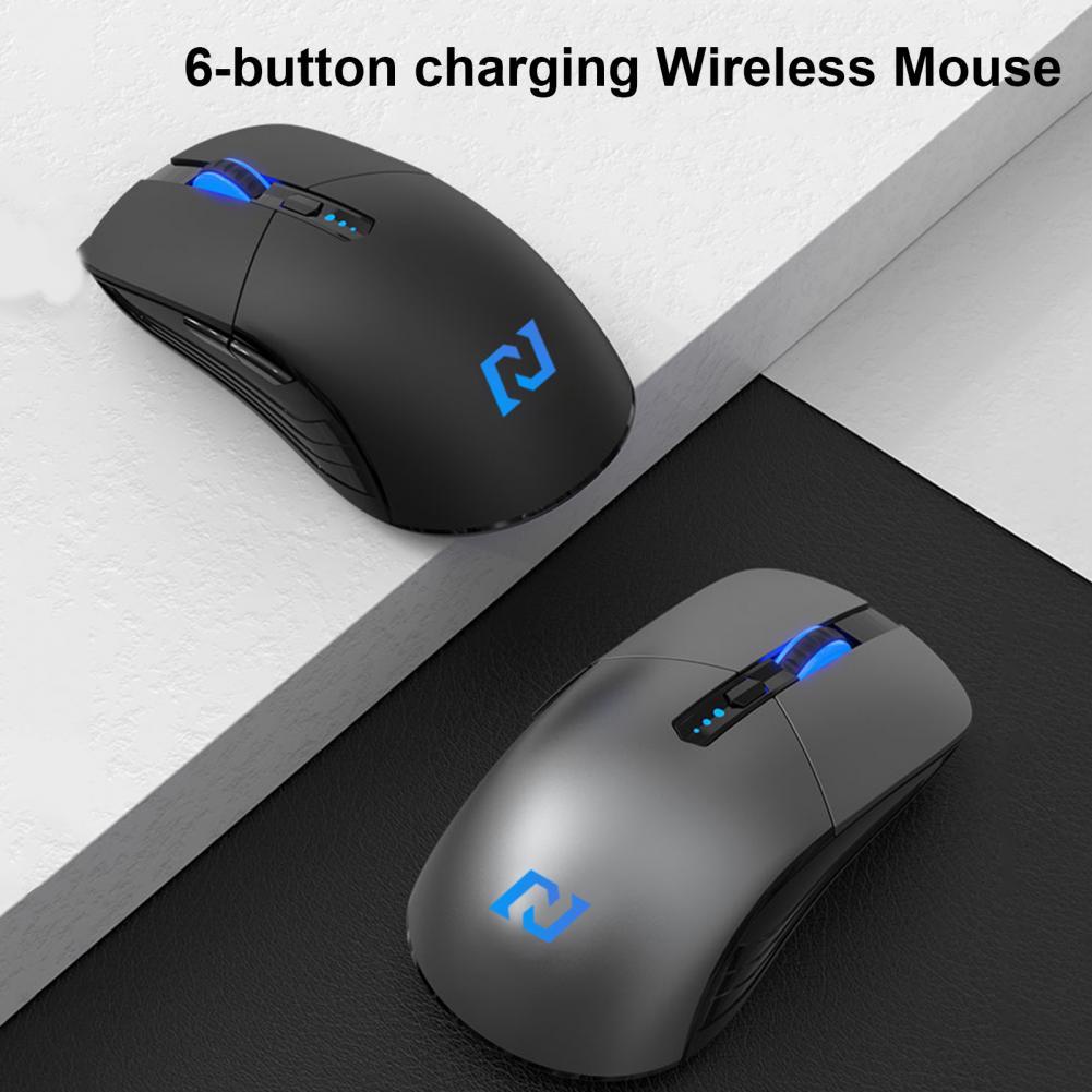 G12 Wireless Mouse LED 2.4G Slient Buttons Rechargeable Computer Optical Engine Gaming Mice for PC