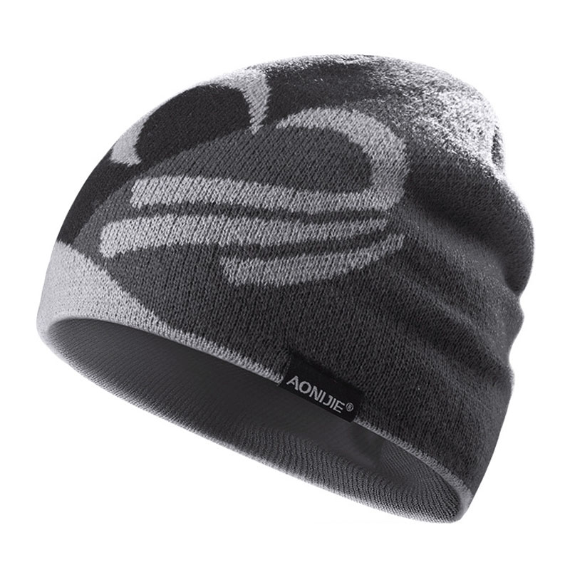 Herenmuts snowboard mutsen warme chapeau winter gebreide muts heren skullies breien ski mutsen dames mutsen: Grijs