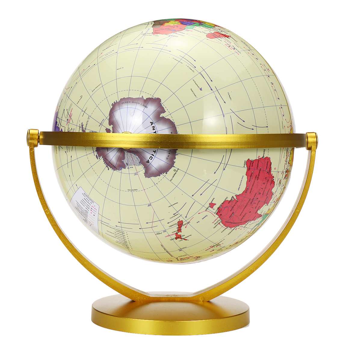 25Cm Grote Wereld Aarde Globe Kaart Geografie Educatief Speelgoed Met Stand Home Office Ideaal Miniaturen Kantoor Gadgets