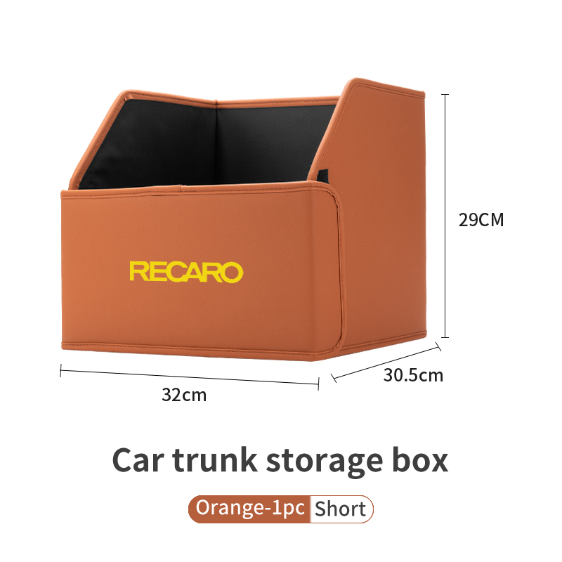 Boîte de rangement de coffre de voiture, mallette de rangement d'outils, rangement pour Recaro, style intérieur automobile: GRIS