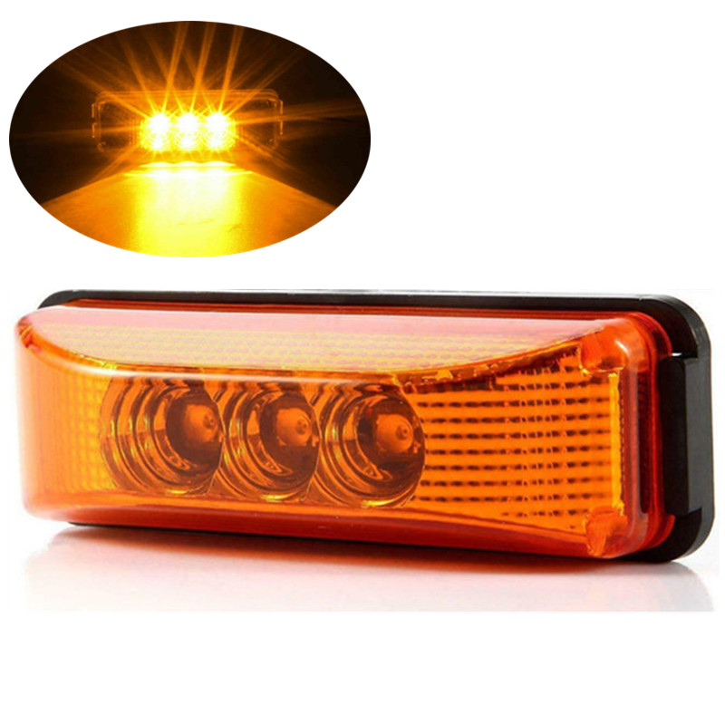 4 kpl merkkivalot perävaunujen välys puolella lokasuoja merkki peräkärry kuorma  rv 12v seisontavalot kuorma 2 xamber +2 xred