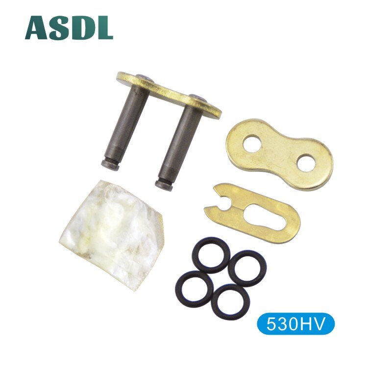 Motorcycle Chain Buckle Ring Link 428 520 525 530 Chain O-Ring O Ring Connector Lock Thicken #b: 530HV