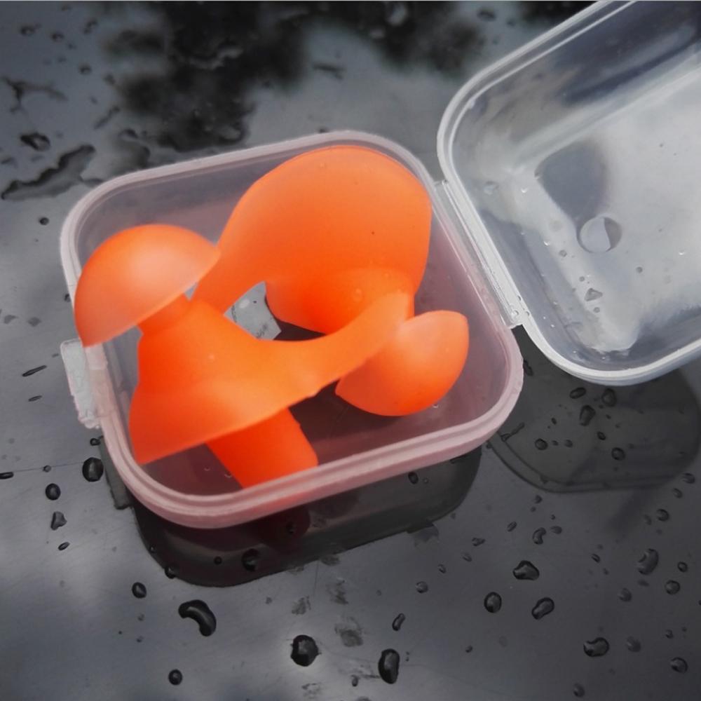 1 Pair Swimming Ear Plug Swim Diving Shower Ear Plugs Soft Silicone Ear Plug Spiral Water Sports for Adults KidsEarplugs