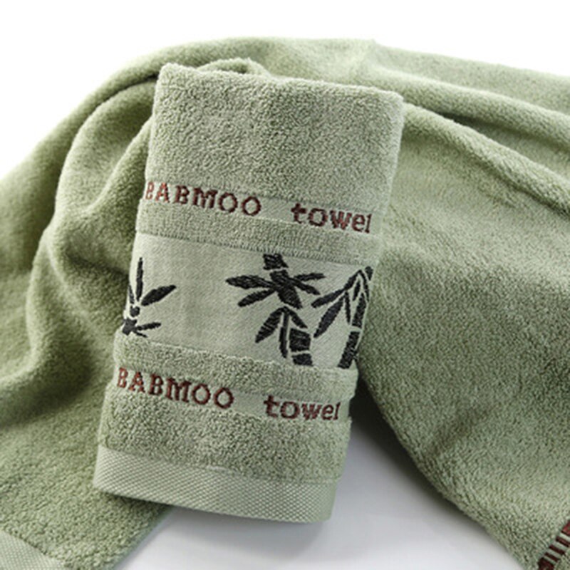 Black Ink Bamboo Jacquard Width Break Thick Hand Washing Towel Soft Best Value Towels Bathroom 3 Color Household Products