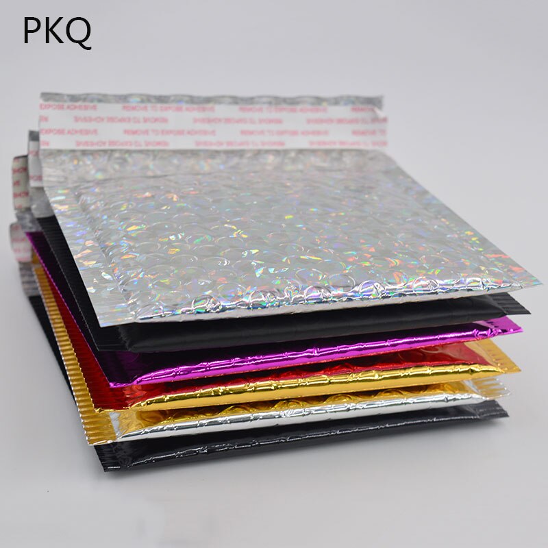 Aluminum Foil Bubble Mailers Padded Envelopes 15*13cm Small Self Seal Mailing Bag Envelope Envelopes