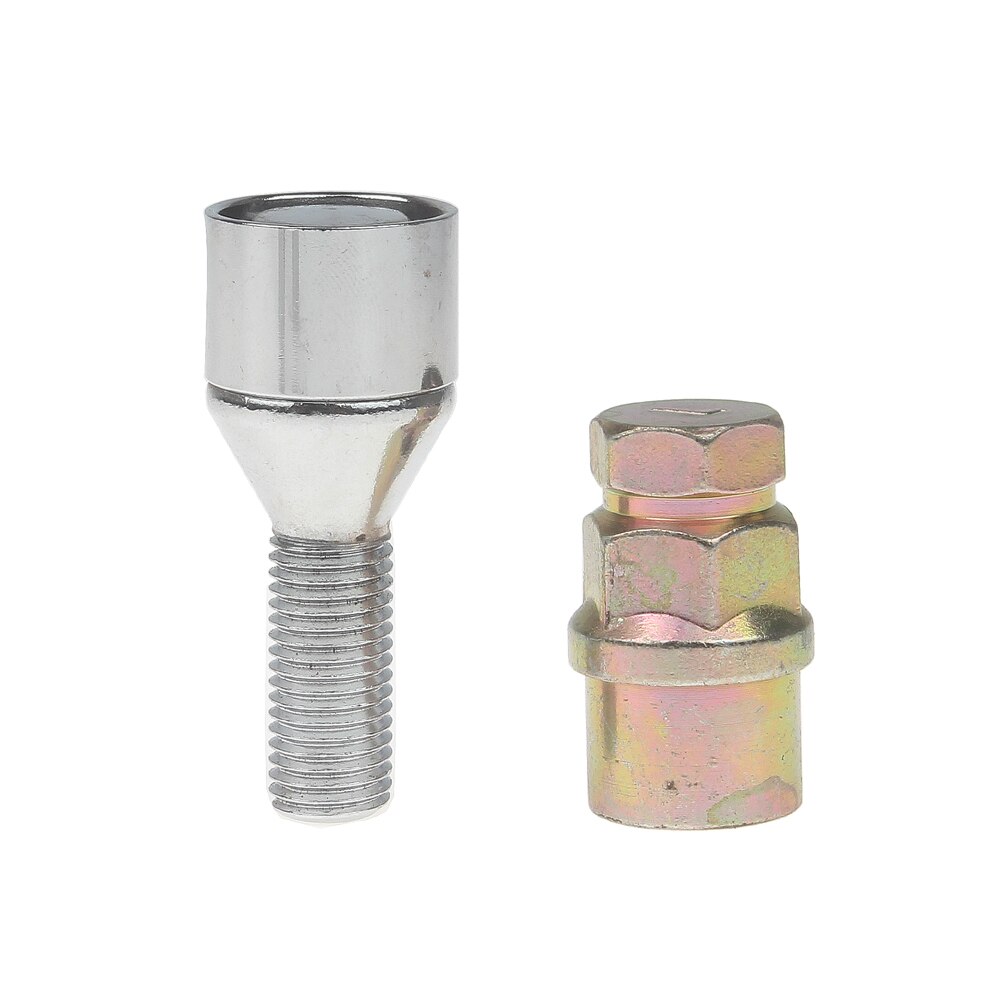 Super segurança m12 x 1.5/m14x1.5 anti roubo roda travamento porca parafusos parafuso chave liga de aço fechado carro final porcas para carro universal