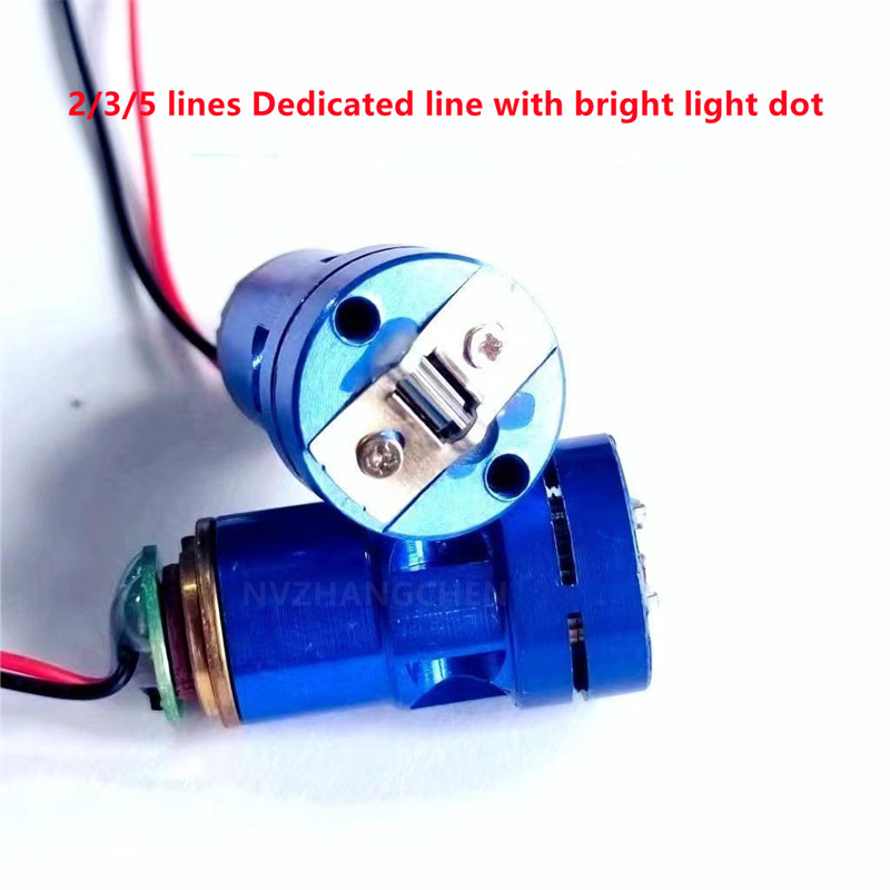 2//3/5 linii poziom lasera zielona głowica linii specjalna linia z jasnym punktem świetlnym moduł lasera zielonej linii dioda poziom lasera