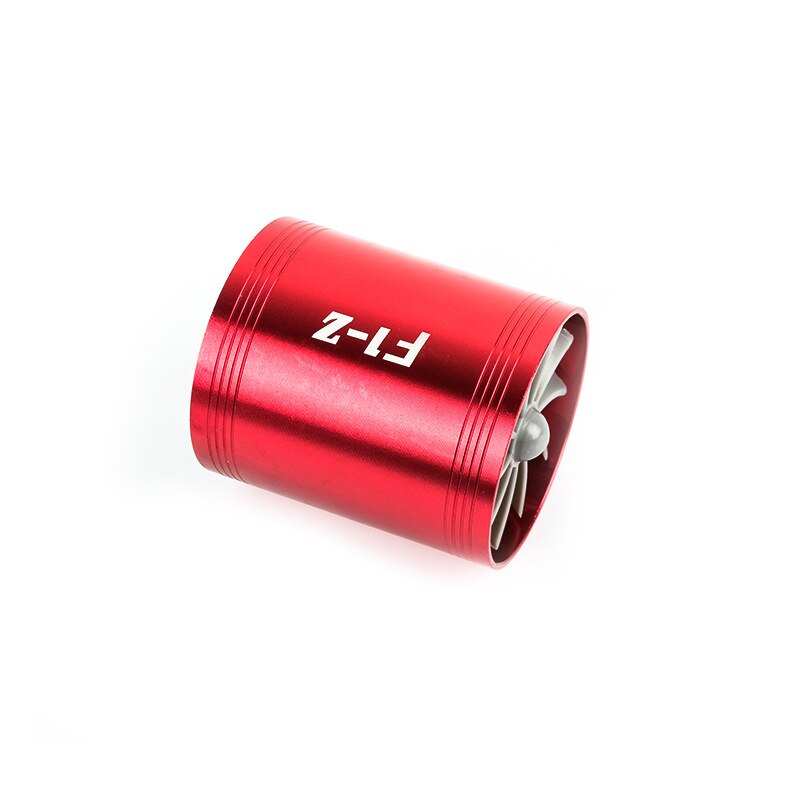 FORAUTO coche compresor gasolina ahorro de combustible ventilador de aire del coche de doble turbocompresor turbo F1-Z para motor de vehículo Modificación de coche M