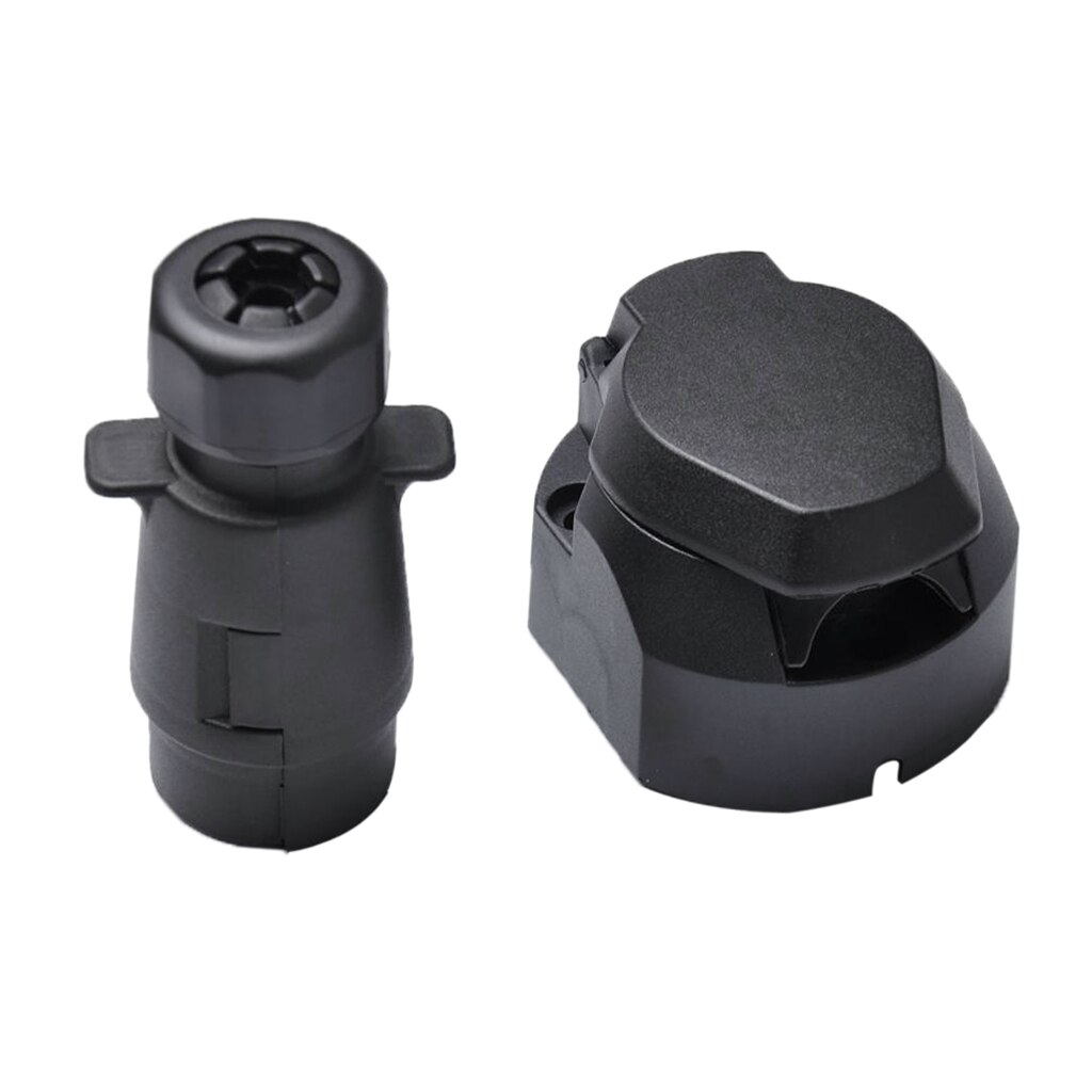MagiDeal Round 7 Way Trailer Plug Socket Connector High Performance