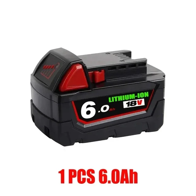 LOLRKO 18V 12.0Ah Lithium-Ionen-Akku für Milwaukee M18 Werkzeuge - Hohe Kapazität 12000mAh Ersatz: Lila