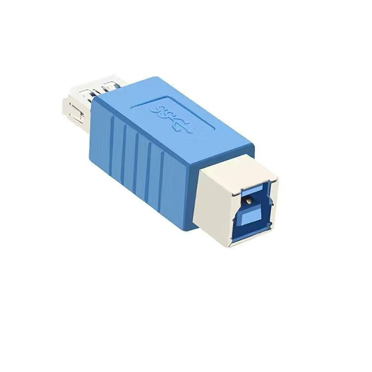USB3.0 A Male & A Female to B Female Printer Print Converter Adapter Connector USB 3.0 Port Retail USB 2.0 Adapter: Blue