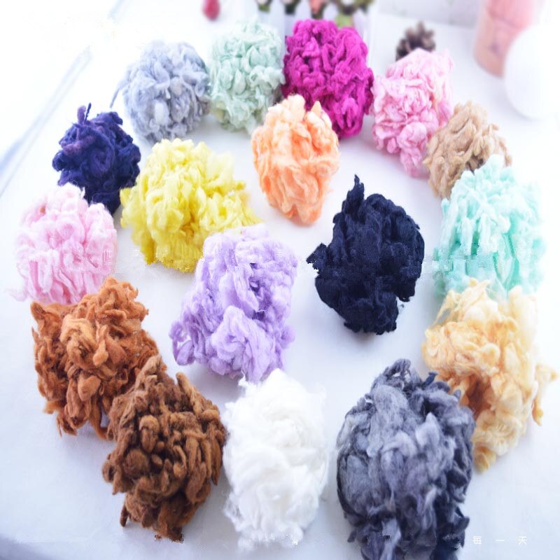 Coils van wolvilt Gekaard Schapenwol, Roving, Fiber, Naaldvilten, Spinning 50 g/bags DIY Baize poke poke fun