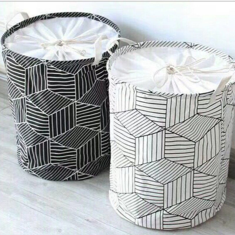 Buulqo black and white square cotton and linen fabric for DIY sewing sofa curtain tablecloth home decor cotton cloth