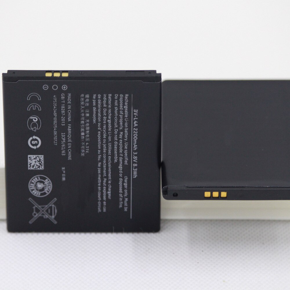 2200mAh BL-L4A BLL4A BL L4A BV-L4A Battery for Nokia Lumia 535 Battery Lumia 830 RM984 RM-1090 RM-1089 Battery Replacement