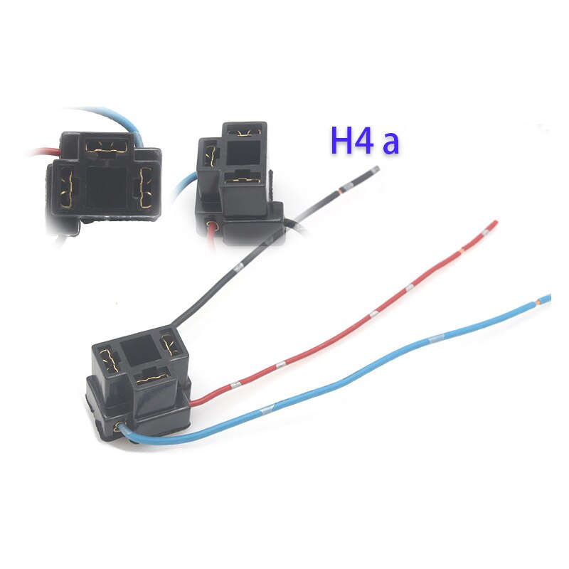 Adaptador de luces de coche, 2 piezas, H1, H4, H7, soporte para bombilla de Faro, accesorios de conector