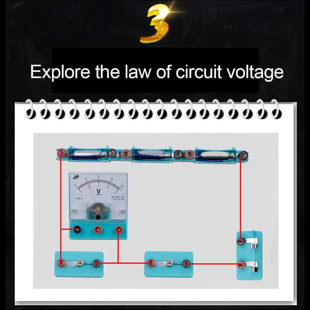 Lære grundlæggende elektricitet fysik magnetisme eksperimenter laboratorier elektricitet kredsløb magnetisme eksperiment kit til ungdomsskole