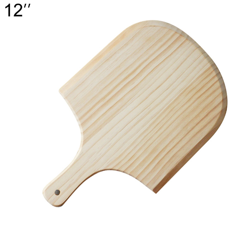 Wooden Pizza Paddle Oven Cutting Board Tray Kitchen Spatula Style Bakeware With Handle Cooking Shovel Peel Accessories Hanging: 12 Inches