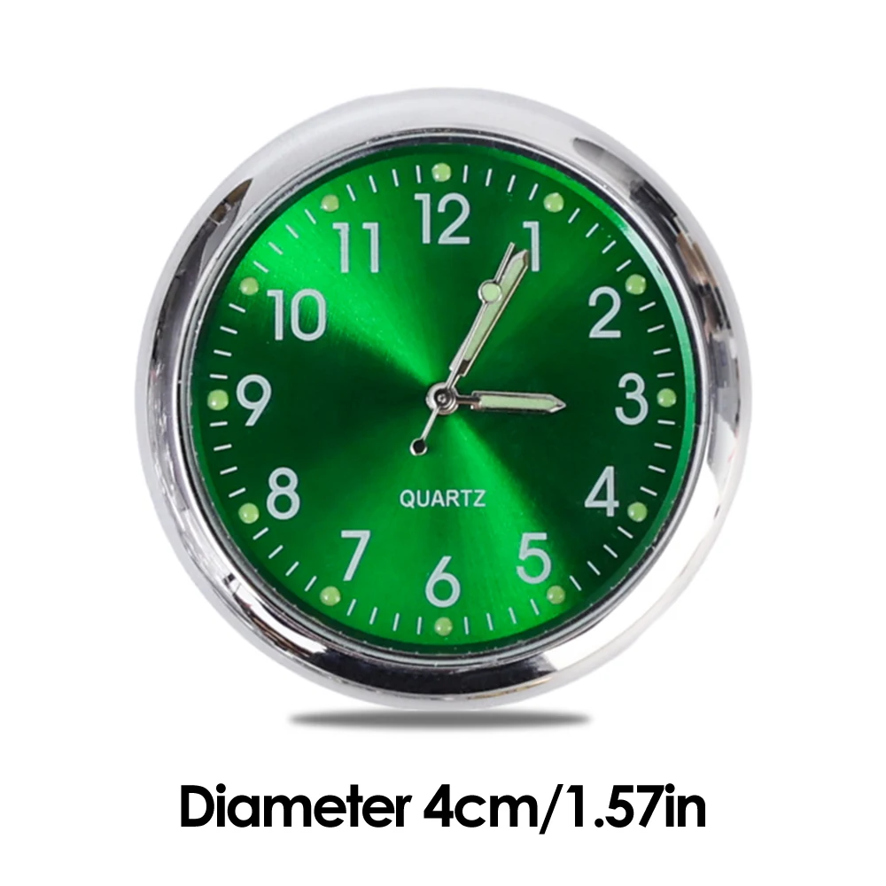 Orologio luminoso per presa d'aria per auto Orologio automatico al quarzo con presa d'aria con clip Orologio per presa d'aria automatica Accessori per auto per lo messa in piega automatico: Oro