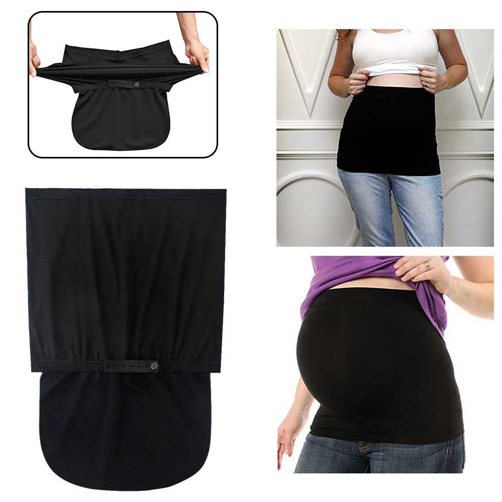 Maternity For Pregnancy Breathable Tummy Brace Pelvis Seamless Belly Band Abdomen Support With Pants Extenders Corset Postpartum