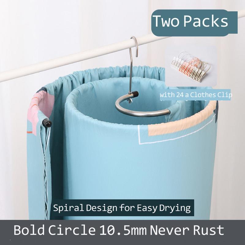 Clothes Hanger to Dry Space Saving Hanger Cloth Drying Rack for Laundry Outdoor Clothesline Linen Wall Dryer Racks Garment Home: 24 Clothing Clips