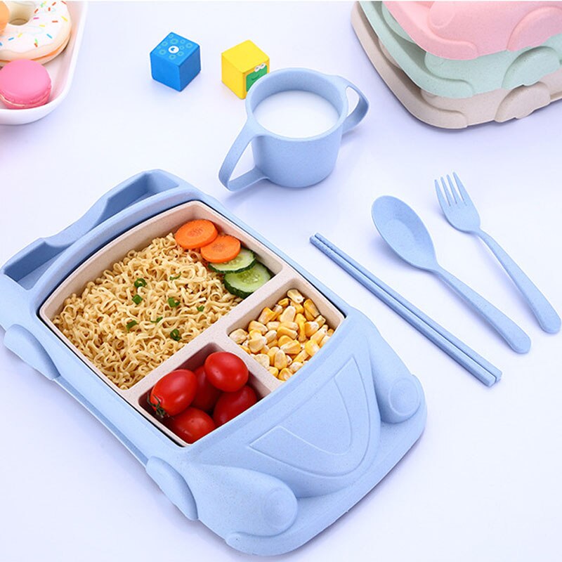 5 stk mærke børn bil form håndtag krus baby modstand kid drikkekop sikkerhed søde baby børn dejlige