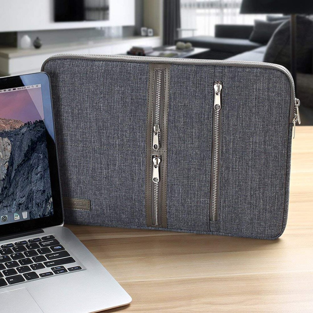 DOMISO , bolso para portátil a prueba de golpes para Macbook Air, funda para ordenador portátil de 10 "11" 13 "14" 15,6 "con cremallera, funda para ordenador portátil