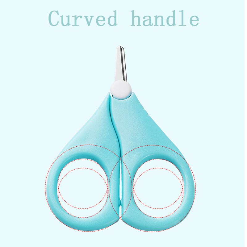 Bébé Portable lame courte ciseaux à ongles doigts orteils coupe-ongles coupe-ciseaux Mini manucure Cutter bébé soins des ongles 1 pièces