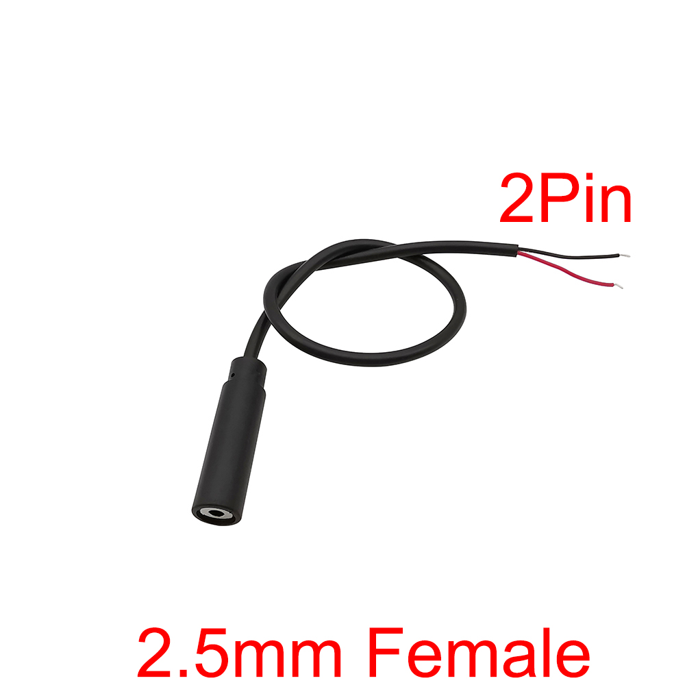 1/5 Uds 2,5mm 3,5mm Mono Cable de Audio estéreo macho hembra conector Jack 2/3/4Pin Cable de extensión DIY auricular micrófono Cable de reparación: Multicolor / 5-9 Unids