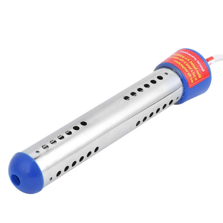 1500W Electric Water Heater Portable Floating Immersion Rod for Swimming Pool Water Boiler Heater Blue Home Use EU/AU Plug