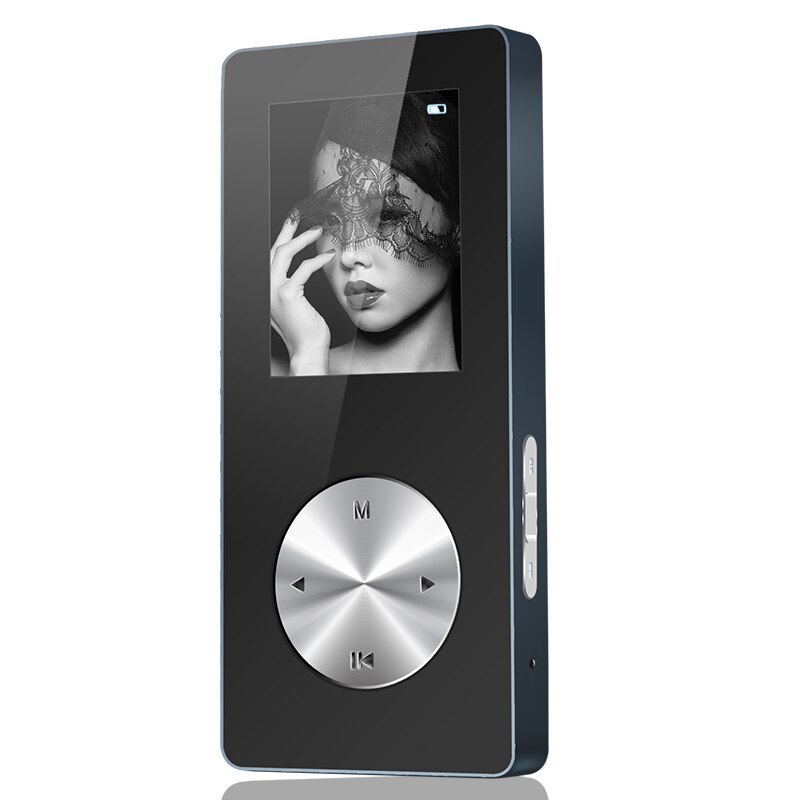 Bluetooth MP3 MP4 player, all metal Hifi MP4 sport player with speaker, recorder pen with screen card, mini Walkman