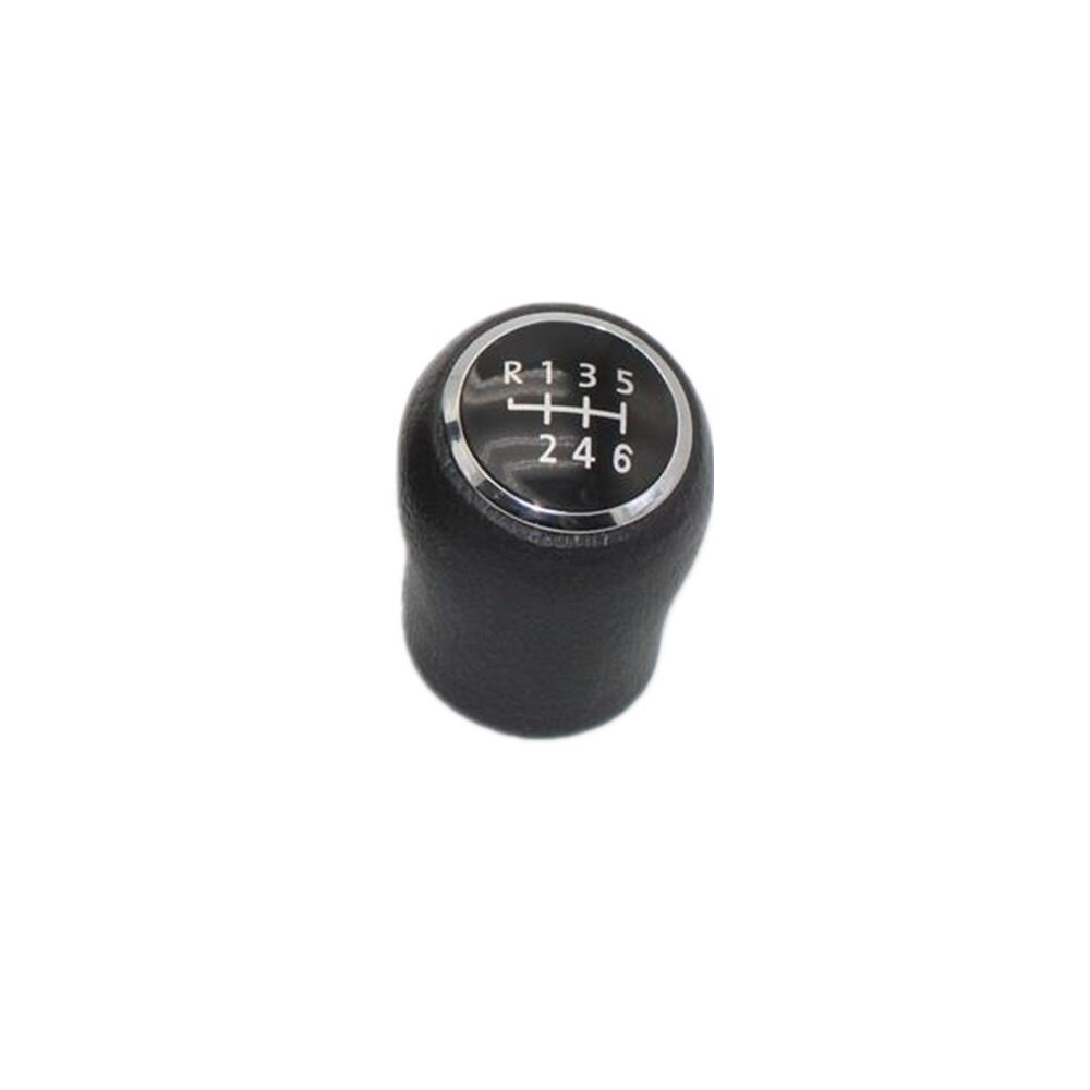 Til vw transporter multivan caravelle  t5 2003 2004 2005 2006 2007 6 speed stick shift knap læder gamasestøvle: 6 hastighedsknap
