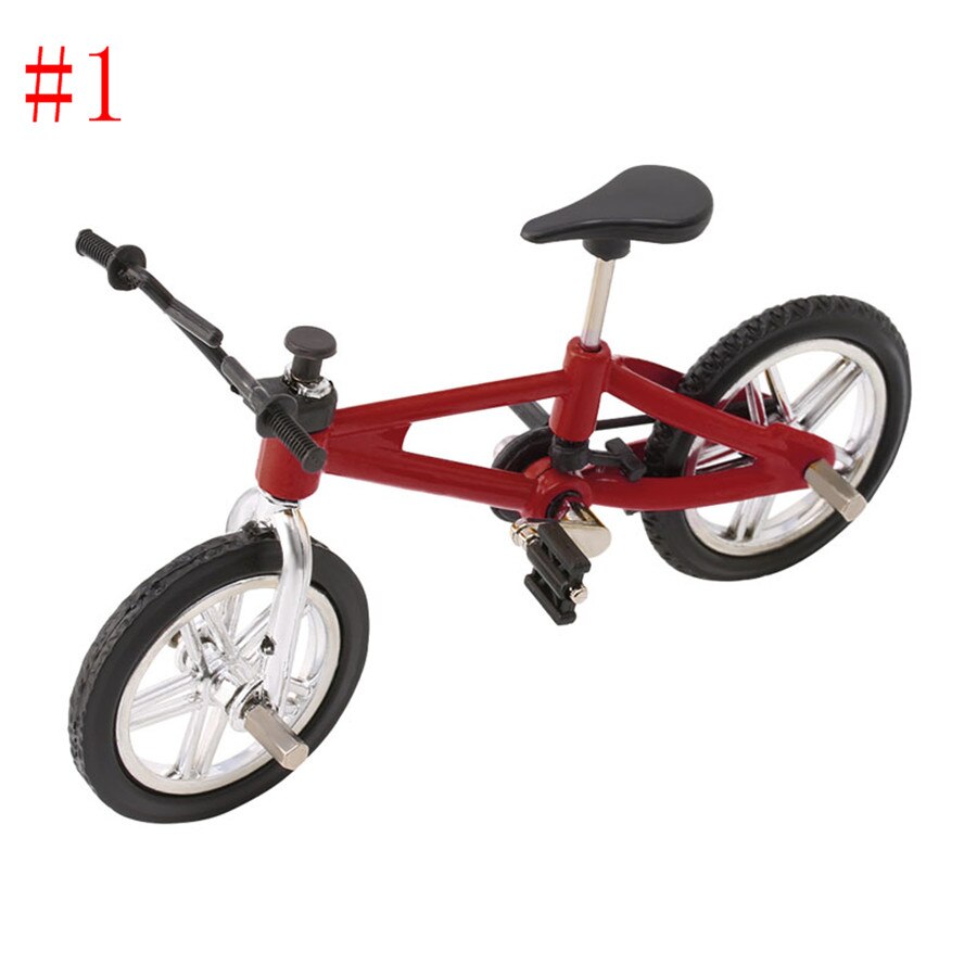 Mini Vinger BMX Fiets Flick Trix Vinger Bikes Speelgoed BMX Fiets Model Fiets Gadgets Novelty Gag Speelgoed Voor Kids: Rood