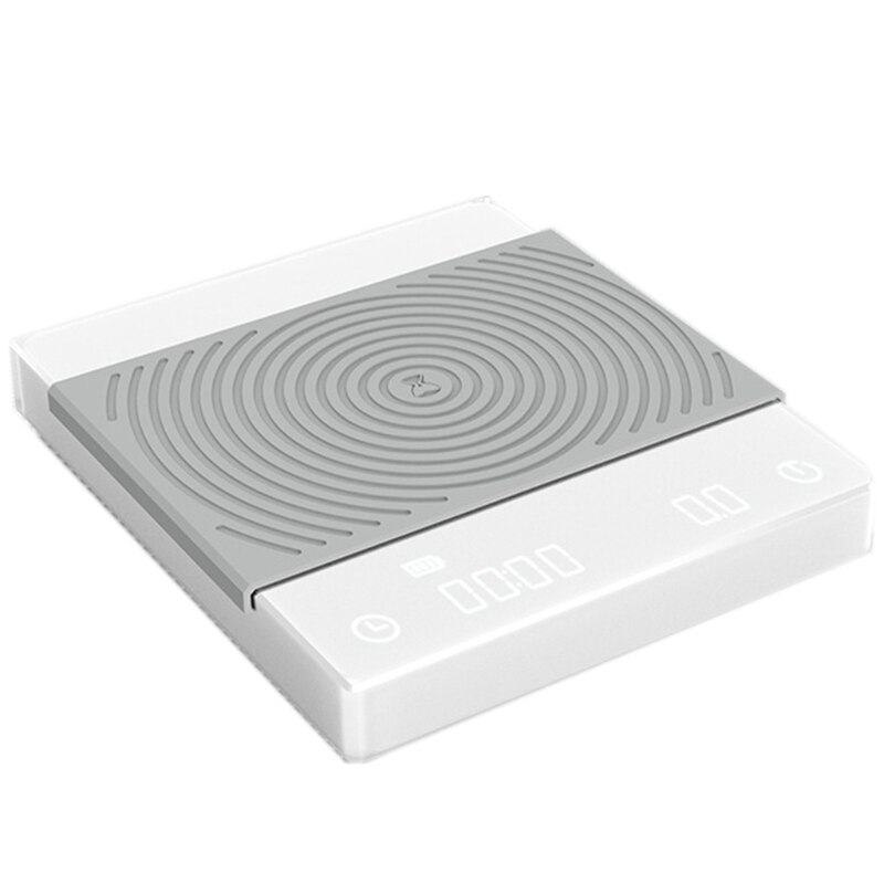 Black And White Mirror Scale Coffee Scale Smart Digital Scale Pour Coffee Electronic Drip Coffee Scale With USB Scale