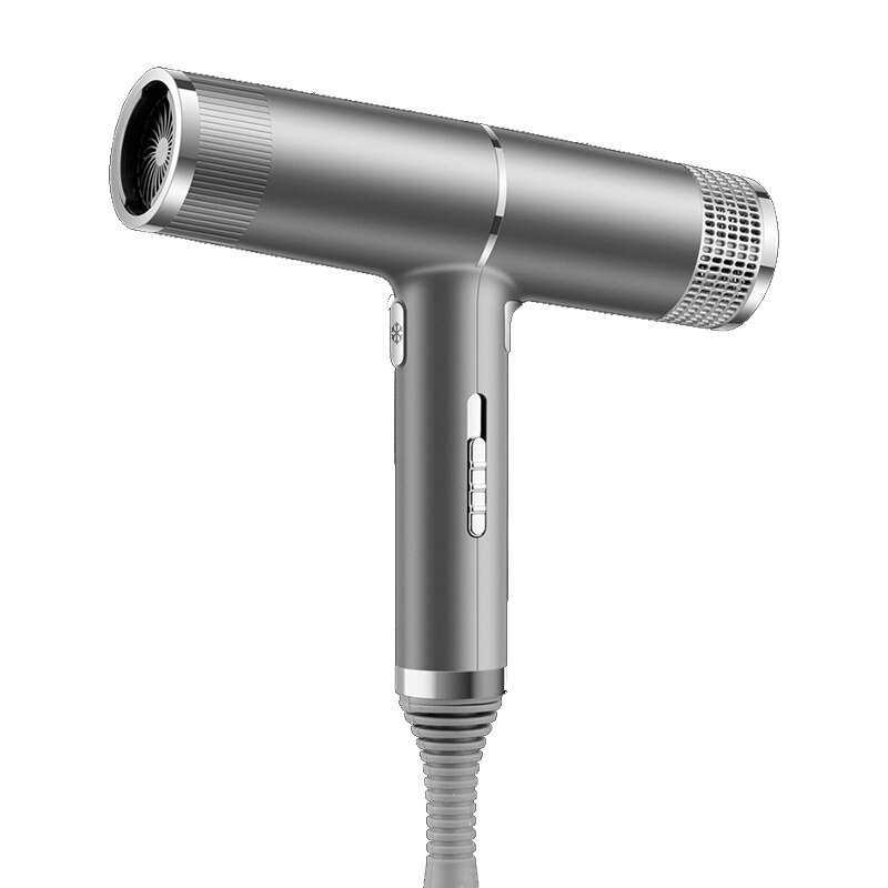 Professionele Haardrogers Licht Weighte Föhn Salon Droger & Cold Wind Negatieve Ionische Haar Stijl Tool: gray / UK