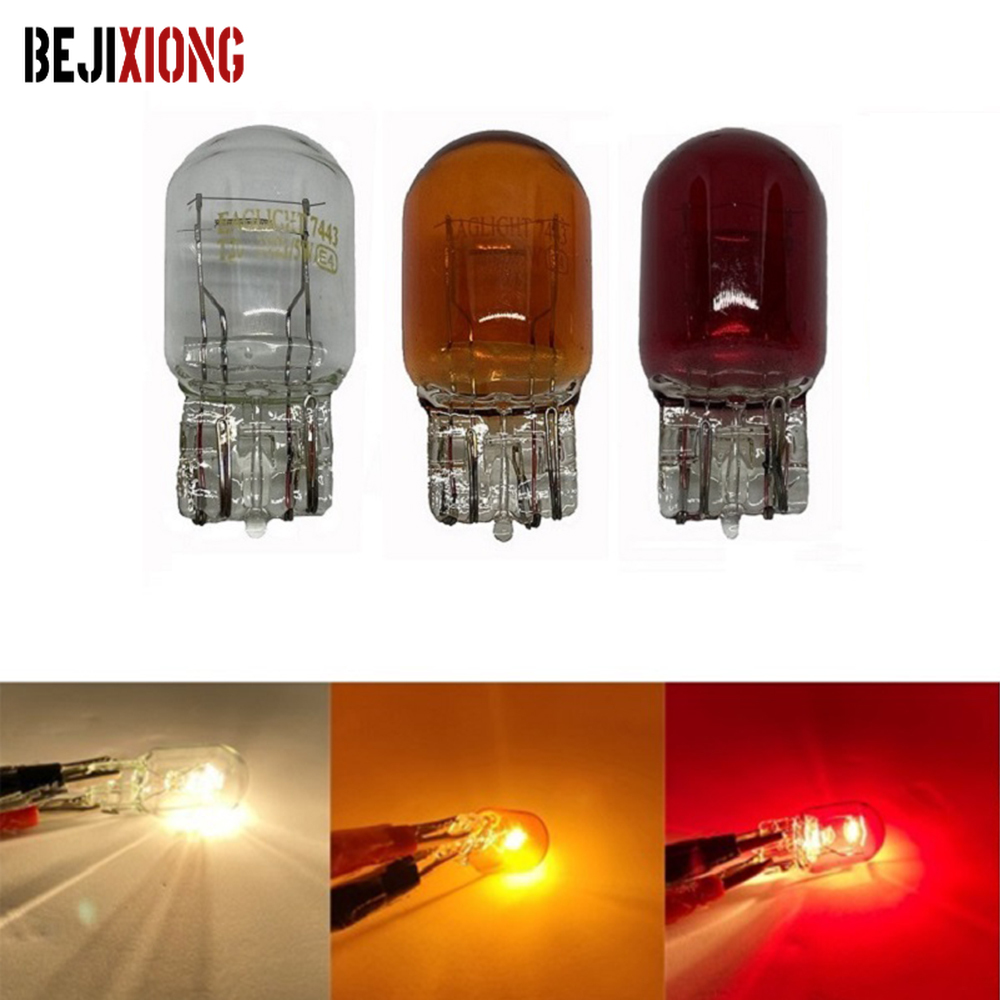 T20 7440 7443 WY21W W21W Halogen Bulbs12V W21/5W T20 Super Helle Backup Rückfahr Licht für Auto Signal lampe