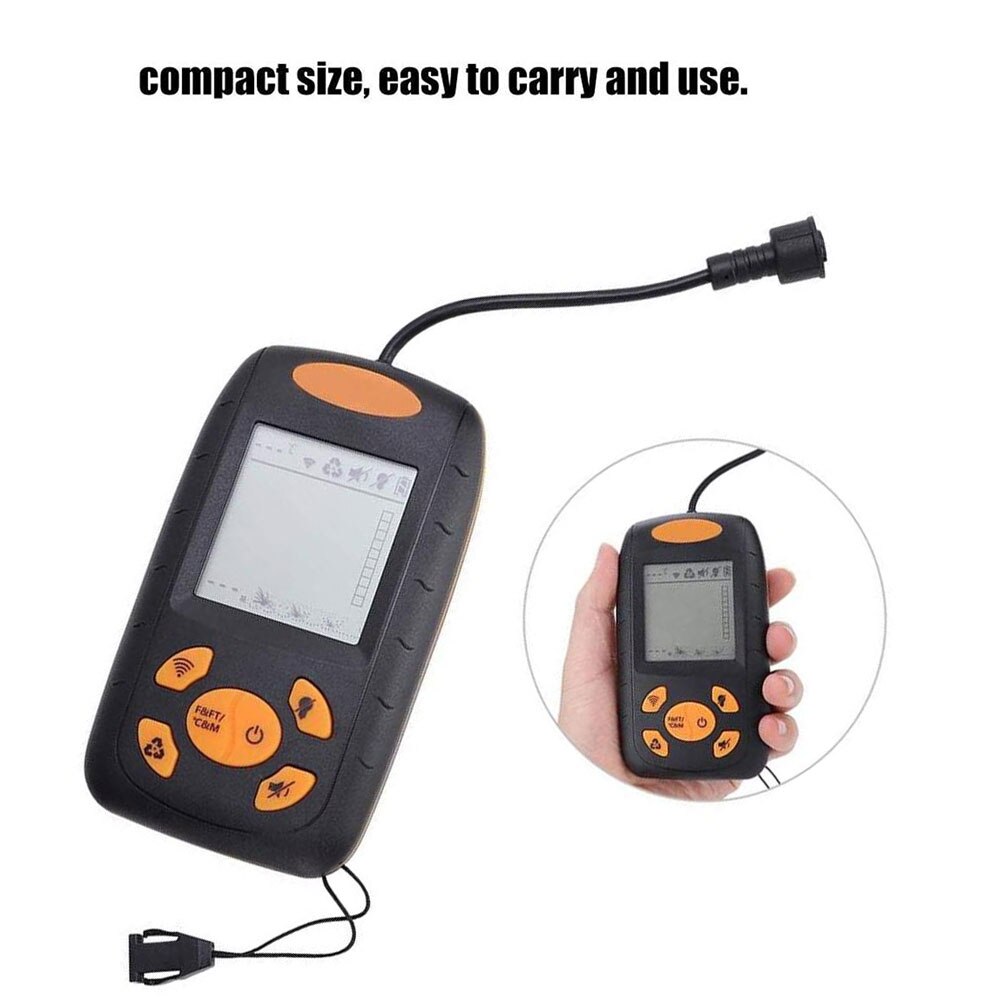 Handheld Fishfinder Draagbare Detectie Sonar Sensor Finder Onderwater Transducer Vissen Accessoire Voor Outdoor Vissen