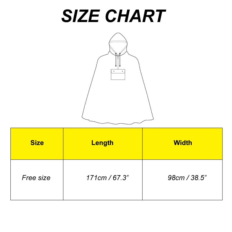 waterproof reusable plastic EVA women rain cape raincoat men hooded poncho for hiking riding