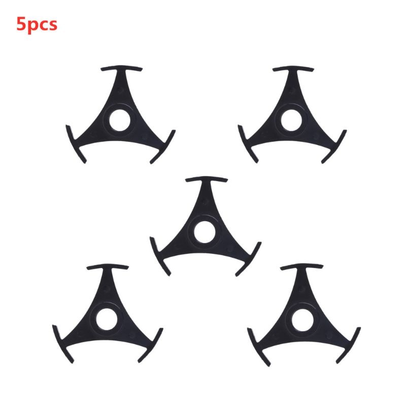 Durable 7 pulgadas vinilo registro Adaptador convertidor para 45RPM tocadiscos fonógrafo Accesorios negro 5 uds