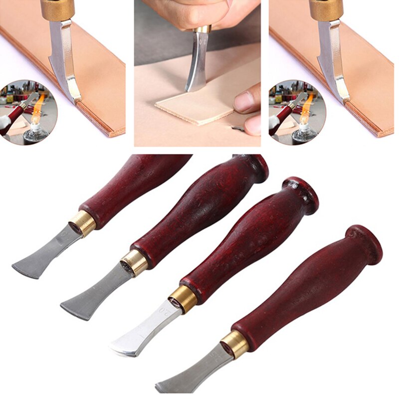 Lederen Boog Rand Sector Ondiepe Groef Randen Koud En Warm Druk Lijn Punch Inbedding Draad Leathercraft Gereedschap 1.0-2.5mm