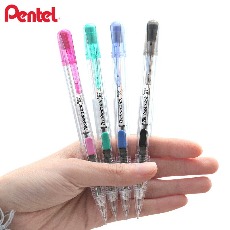 Japan pentel  pd105t side tryk 0.5mm mekanisk blyant til skole og papirvarer