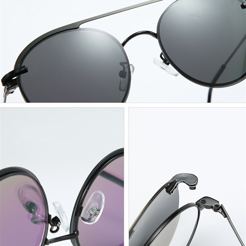 XojoX Sunglasses Men Polarized Magnetic Cover Clip on Sun Glasses Women Metal Oval Optical Eyeglasses UV400 Goggles